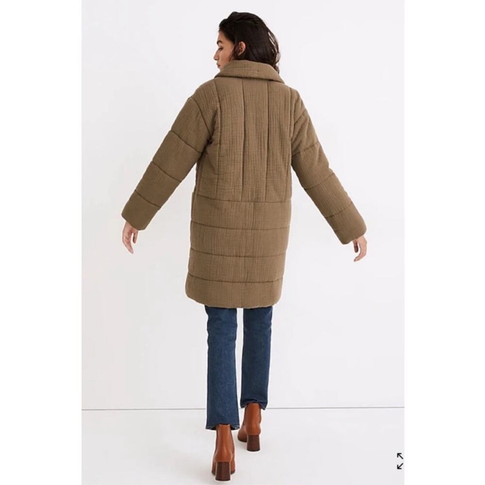 Madewell light spun fuming quilted jacket in distant surplus - Picture 4 of 4